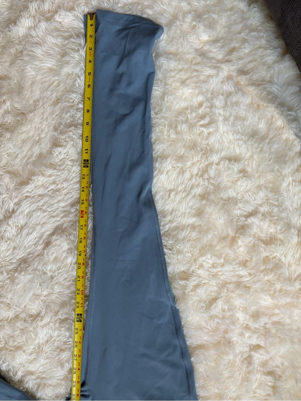 Lululemon Flare Leggings Slate Blue Size 6 High Rise Womens